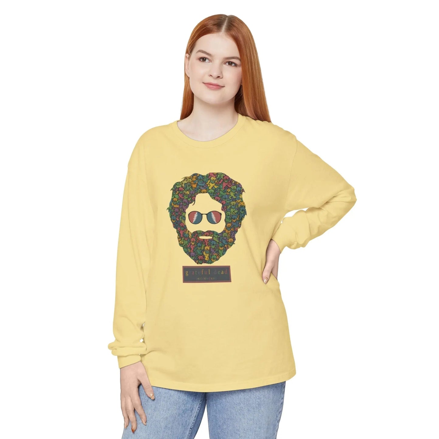 Dancing Bears Jerry Vineyard Collection Garment-Dyed Long Sleeve T-Shirt