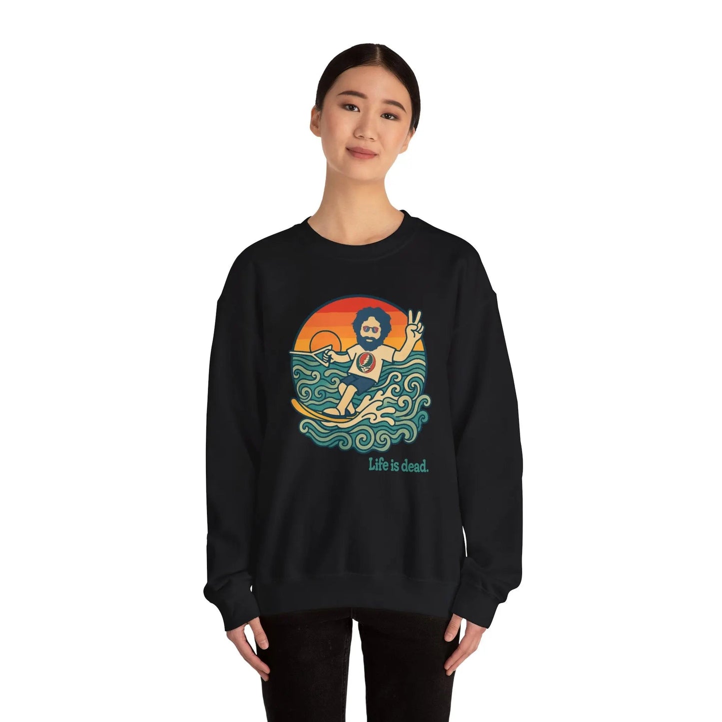 Waterskiin' Jerry Life is DeadCrewneck