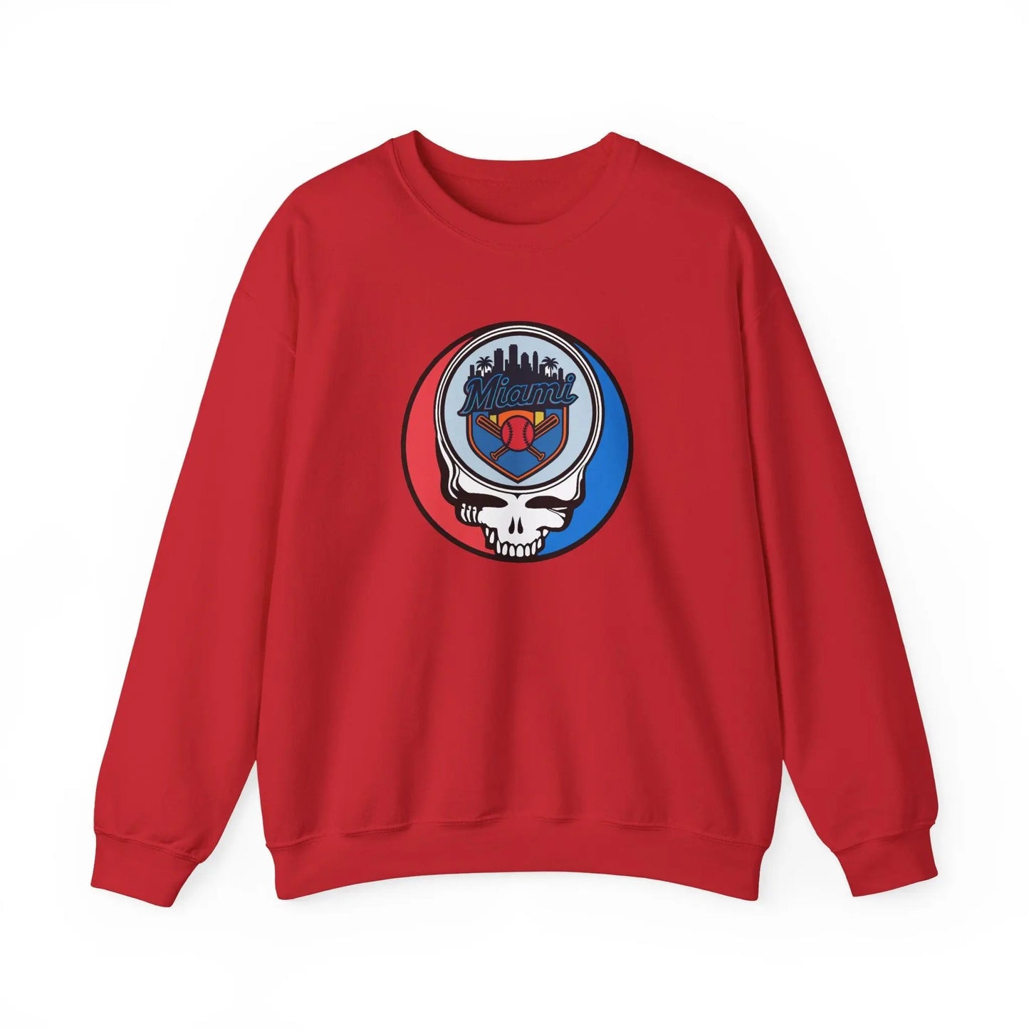 Miami Marlins Original StealieCrewneck Sweatshirt
