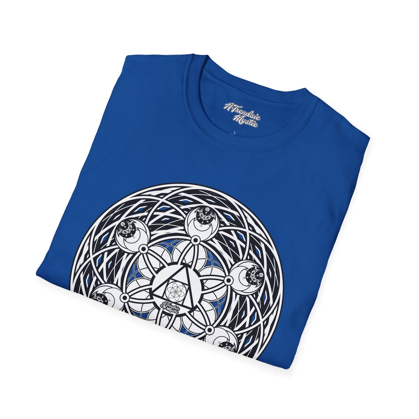 Mystic Cipher Tee – Hermetic Sacred Geometry Shirt | Boho Festival Wear | Spiritual Graphic for Him Her
