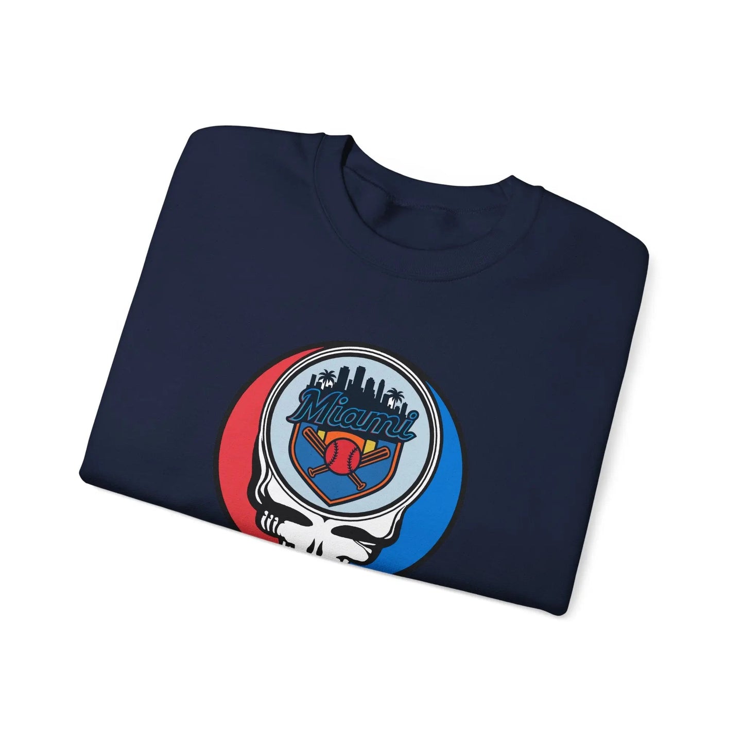 Miami Marlins Original StealieCrewneck Sweatshirt