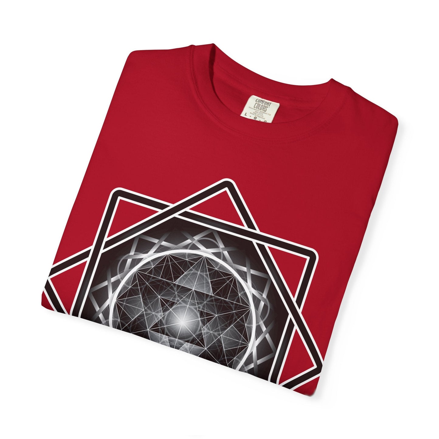 Merkaba Energy Tee – Geometric Art Unisex T-Shirt | Sacred Symbol Shirt | Boho Festival Fashion | Gift for Art Lovers
