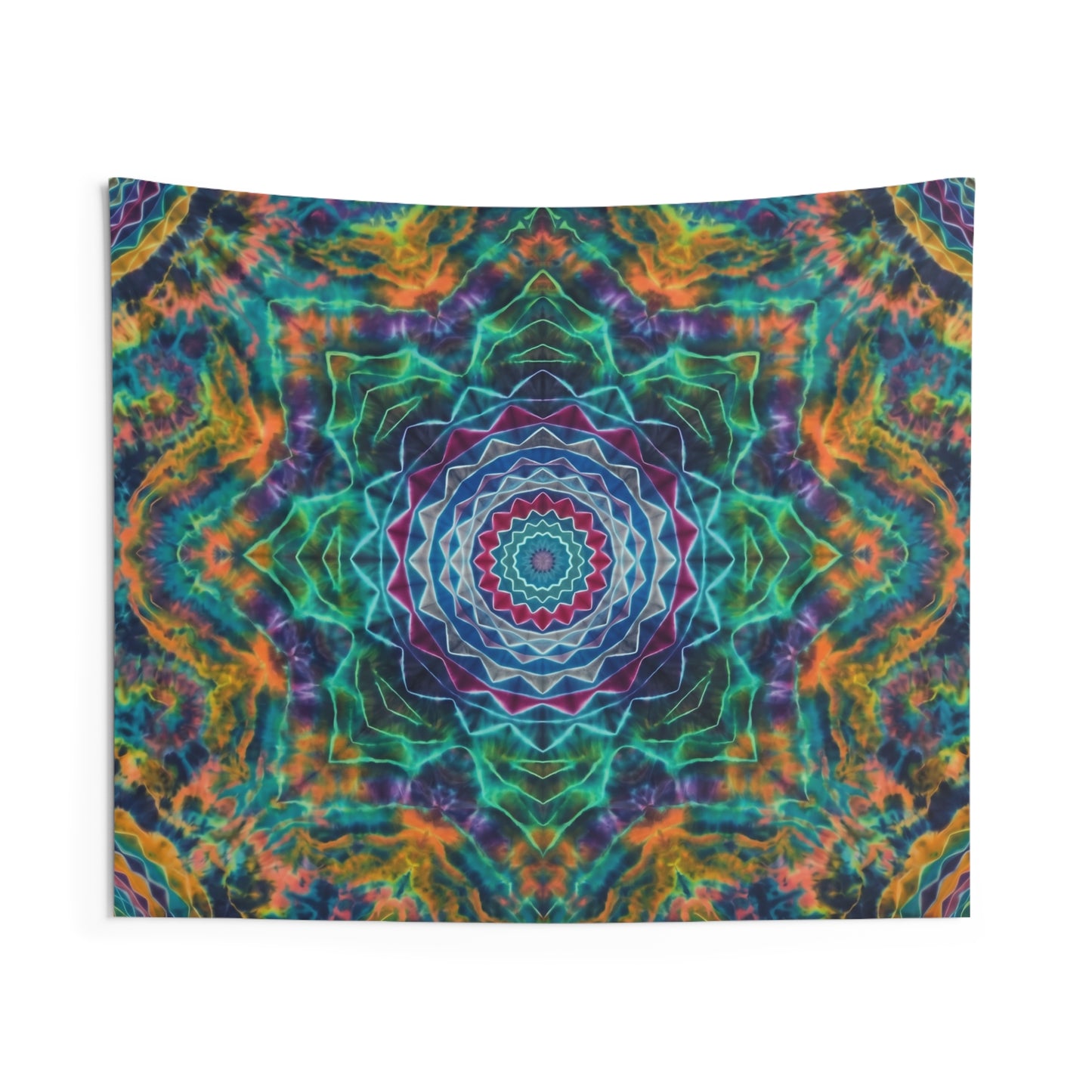 Psychedelic Mandala Wall Tapestry