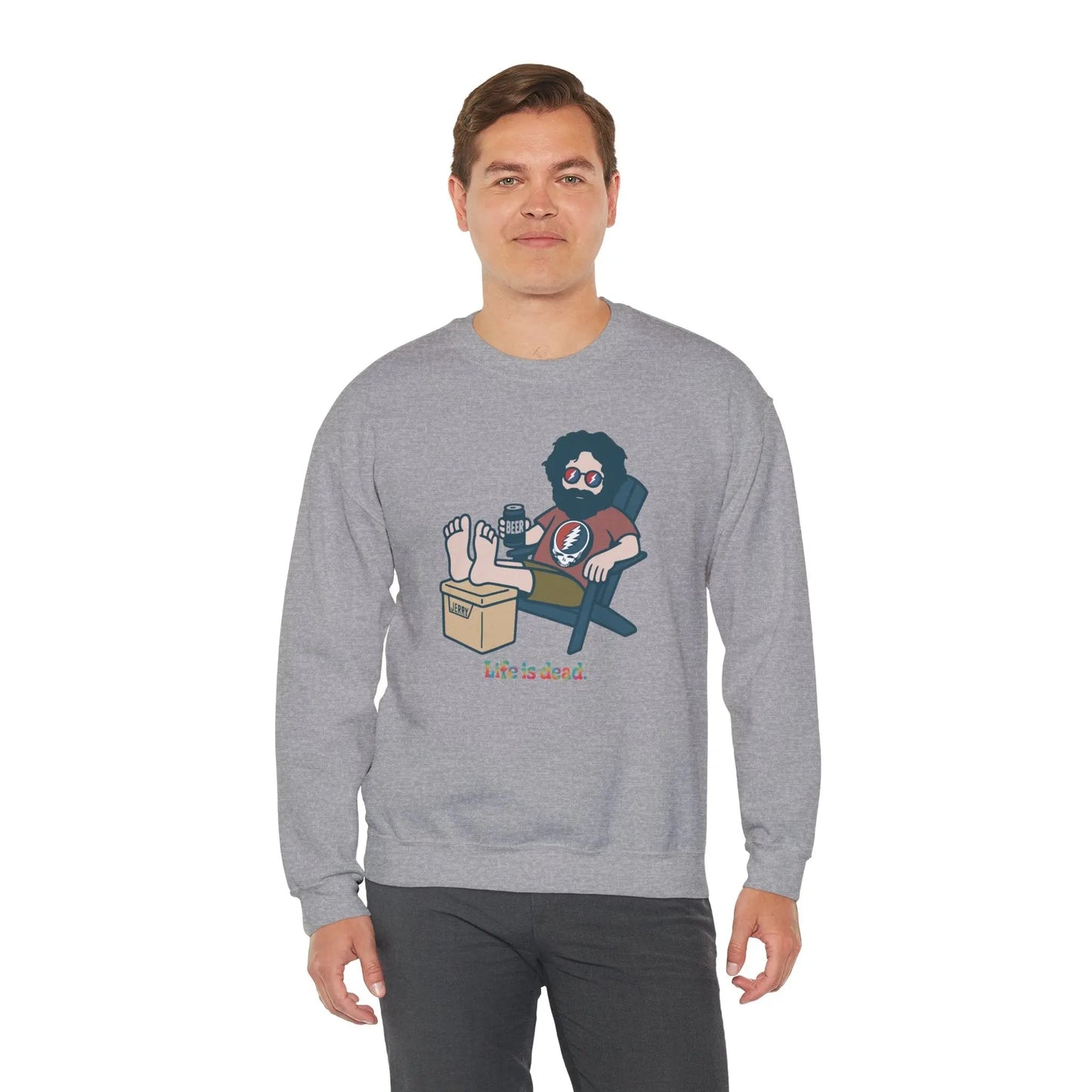 Stay Cool, Jerry Life is DeadCrewneck
