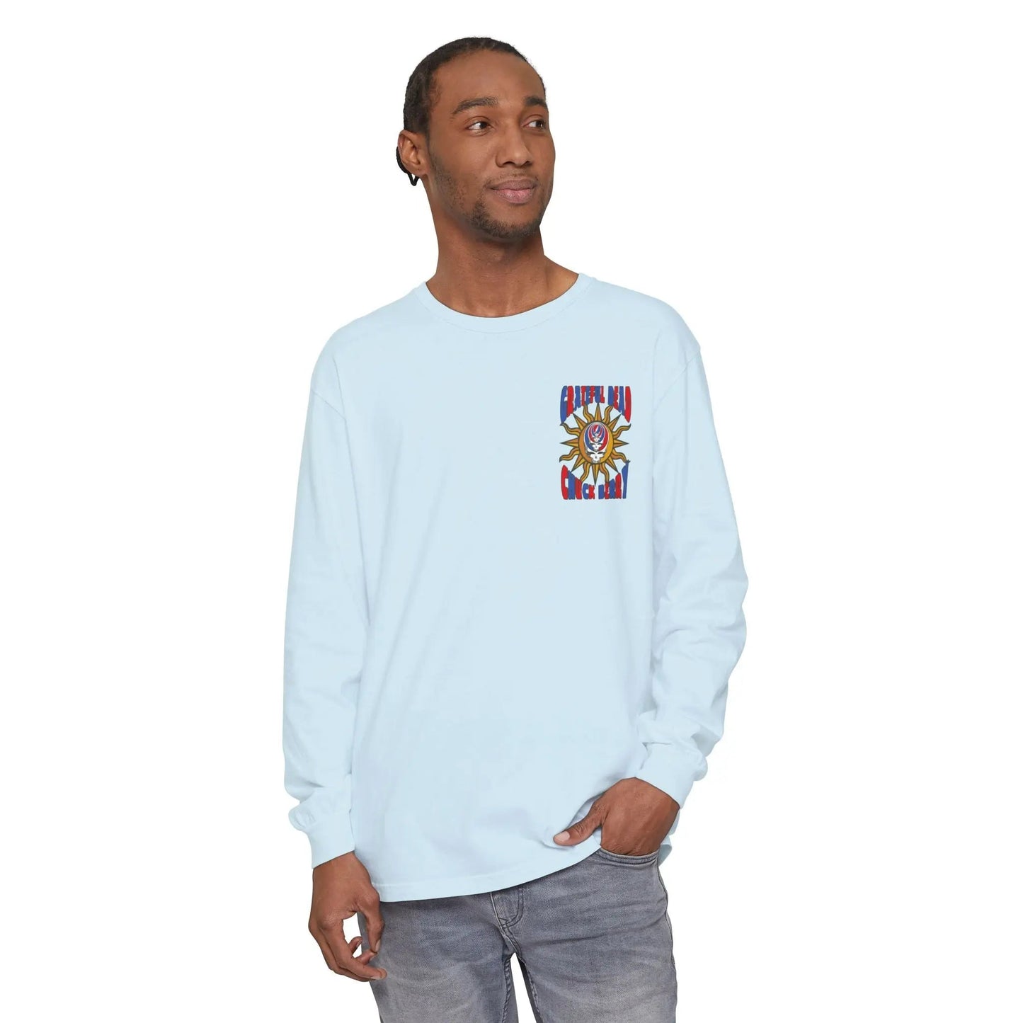 Chuck Berry Concert Garment-Dyed Long Sleeve T-Shirt