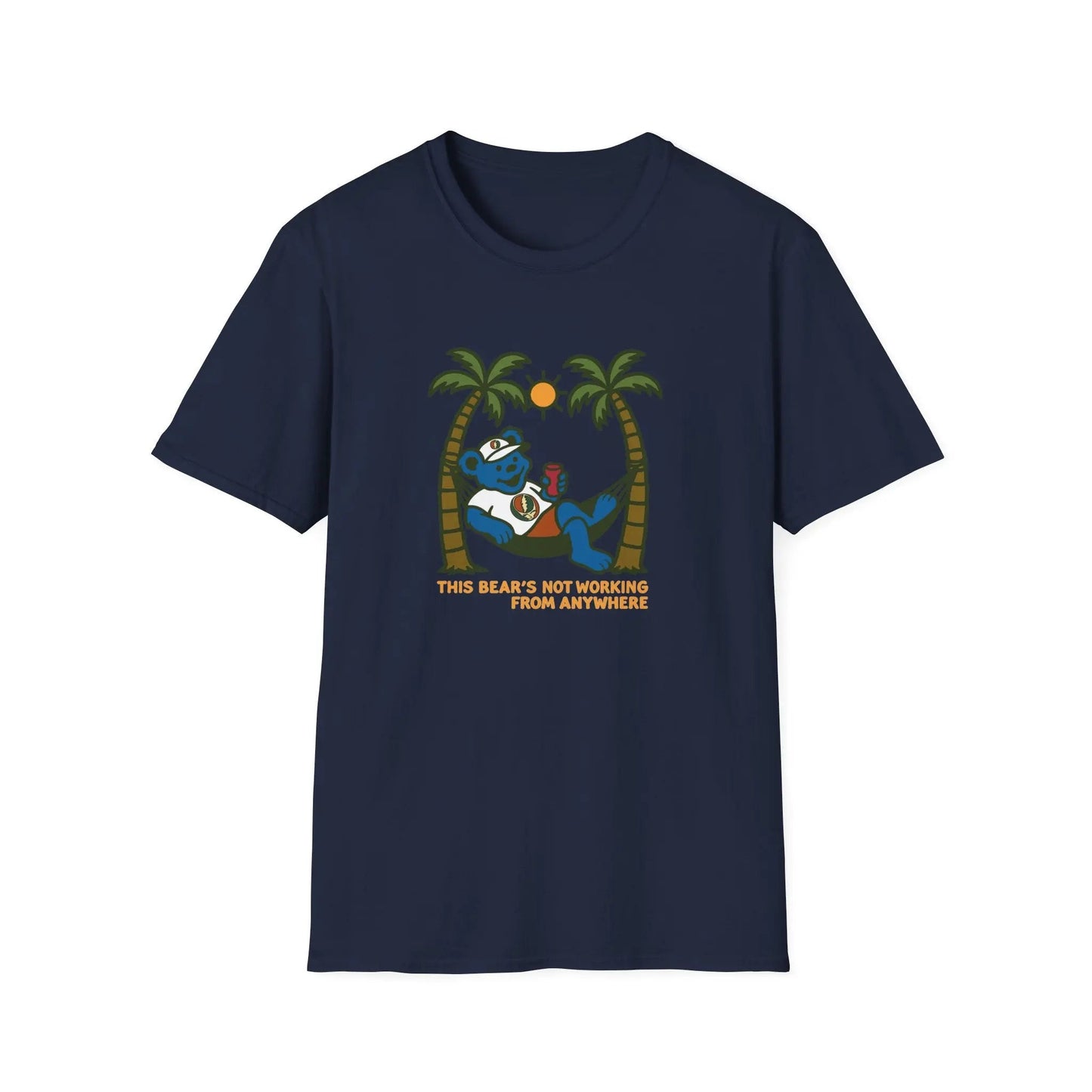 The Bear's Not Working From Anywhere - Life is Dead T-Shirt