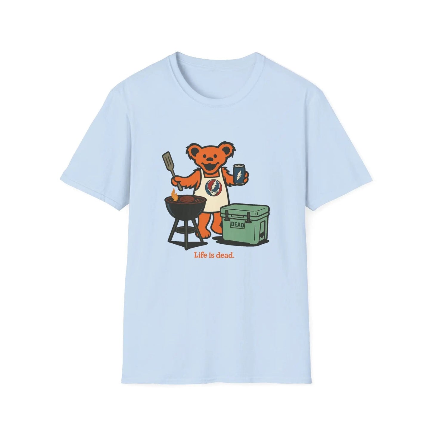 Grillin' Bear - Life is Dead T-Shirt
