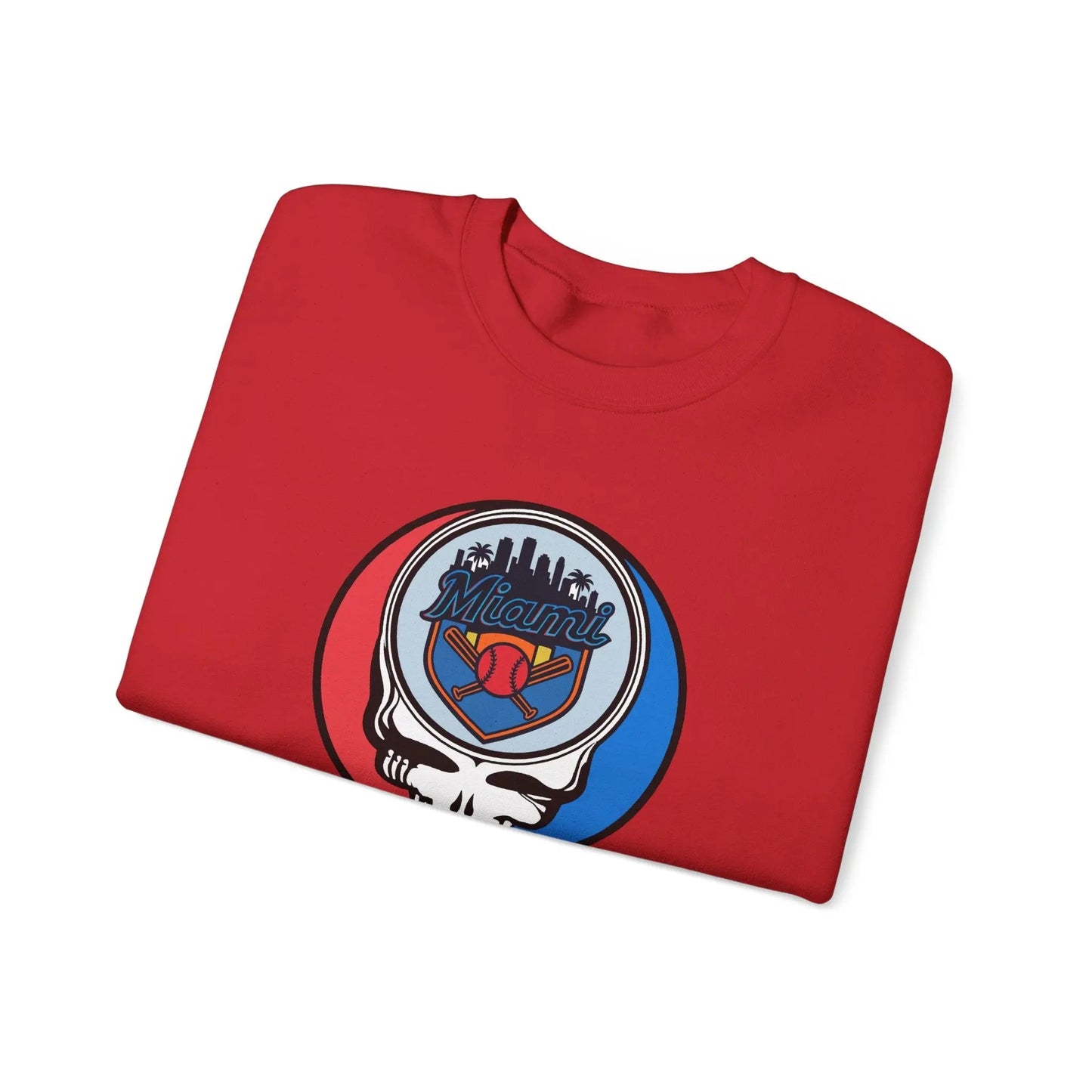 Miami Marlins Original StealieCrewneck Sweatshirt