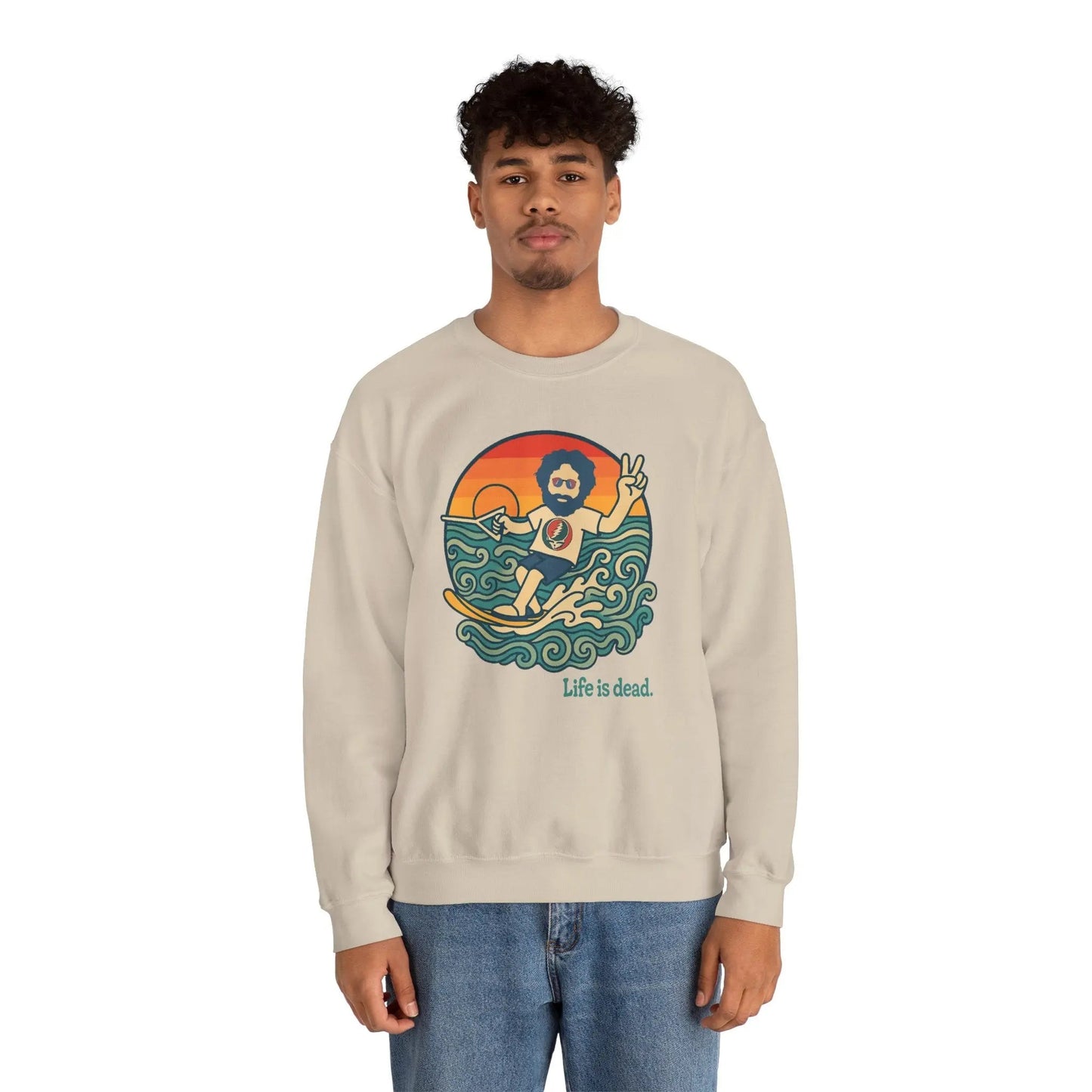 Waterskiin' Jerry Life is DeadCrewneck