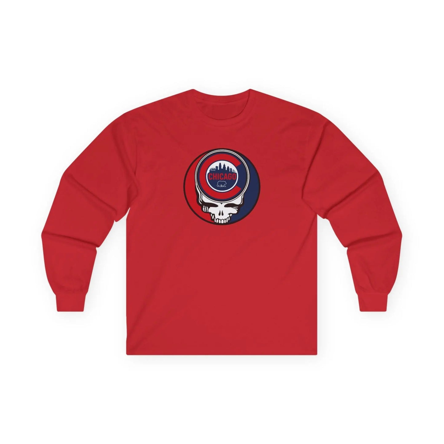 Chicago Cubs Original StealieLong Sleeve T-Shirt