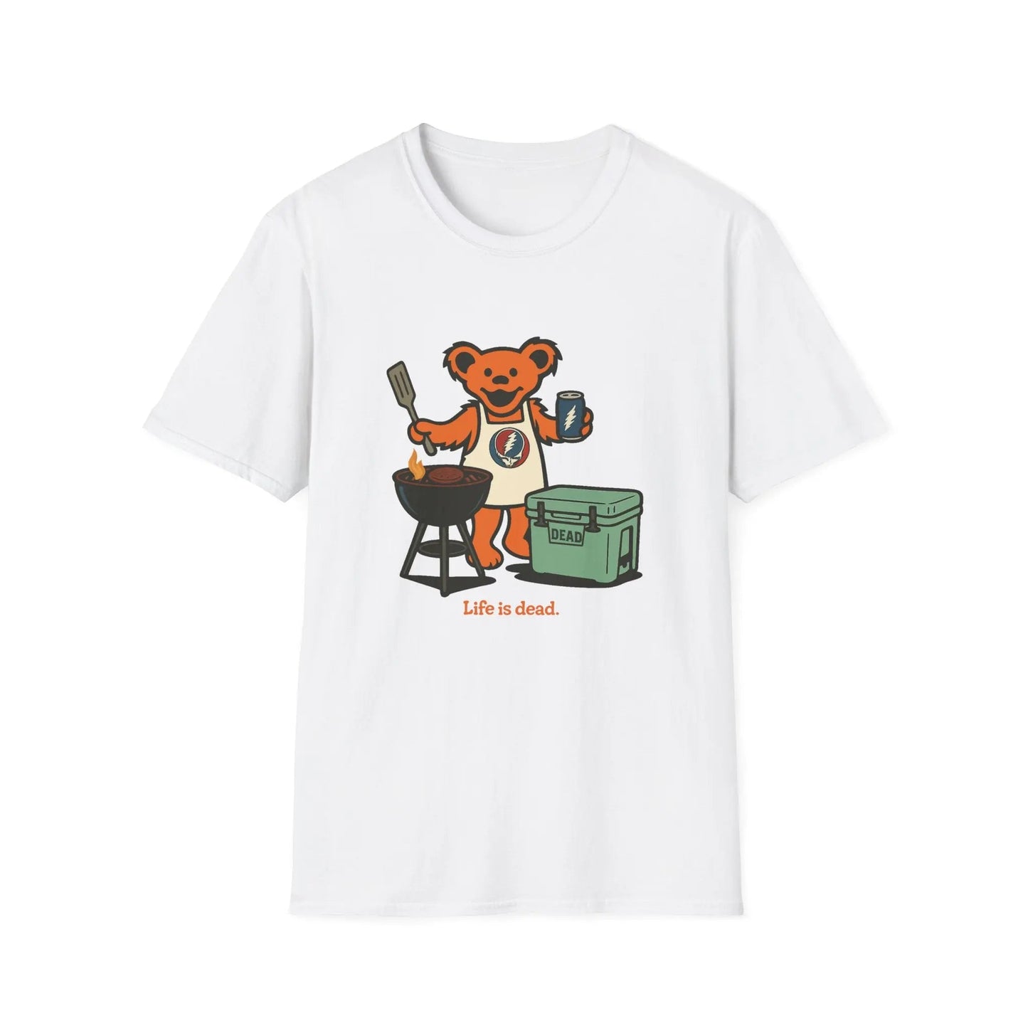 Grillin' Bear - Life is Dead T-Shirt