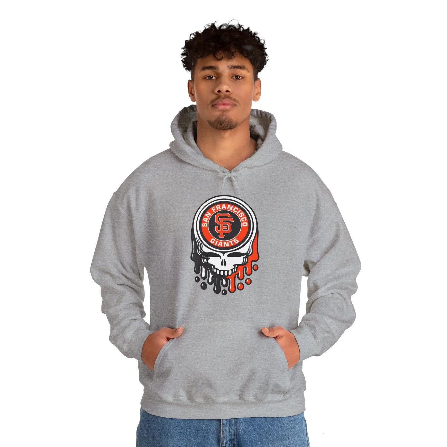 San Francisco Giants Logo Dripping Stealie Hoodie
