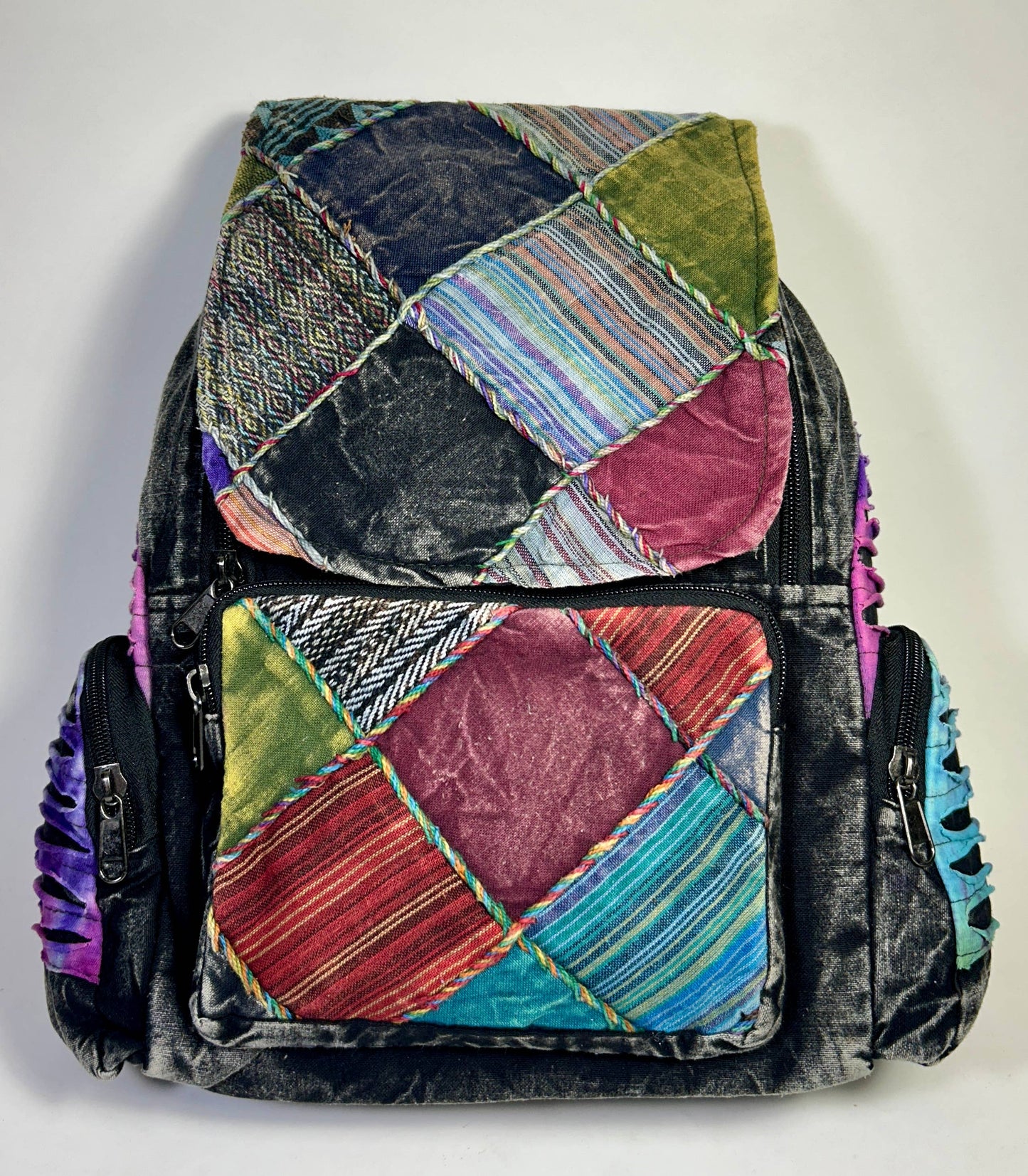 Soho Turquoise Patchwork Backpack