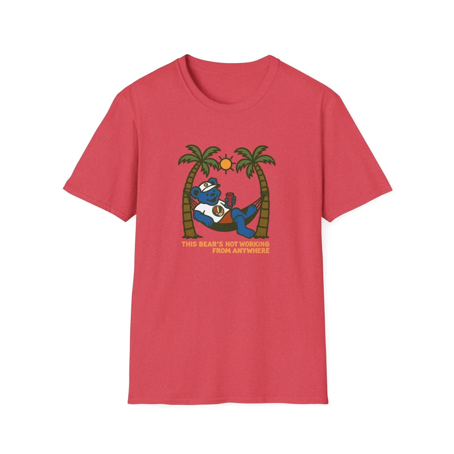 The Bear's Not Working From Anywhere - Life is Dead T-Shirt