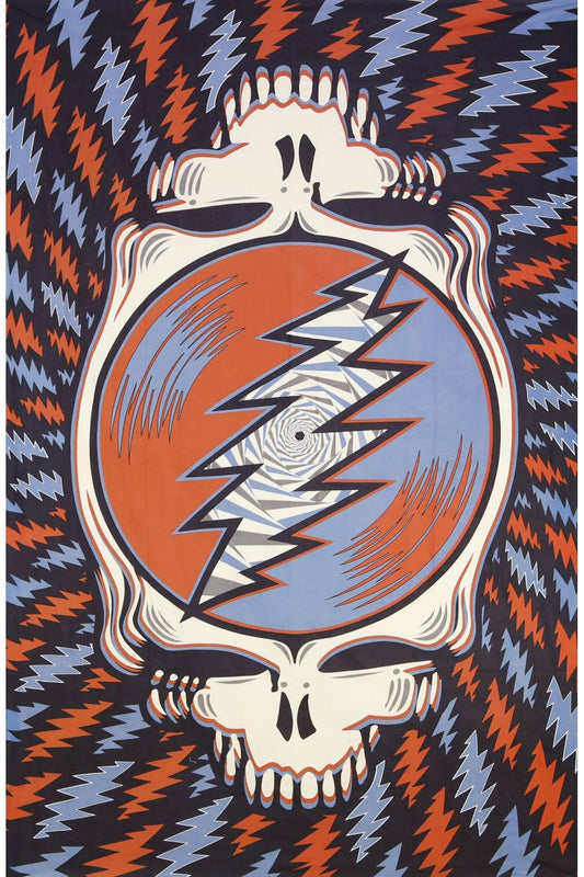3D Grateful Dead Tapestry Spin Your Face Tapestries Packaged: 60x90 inches