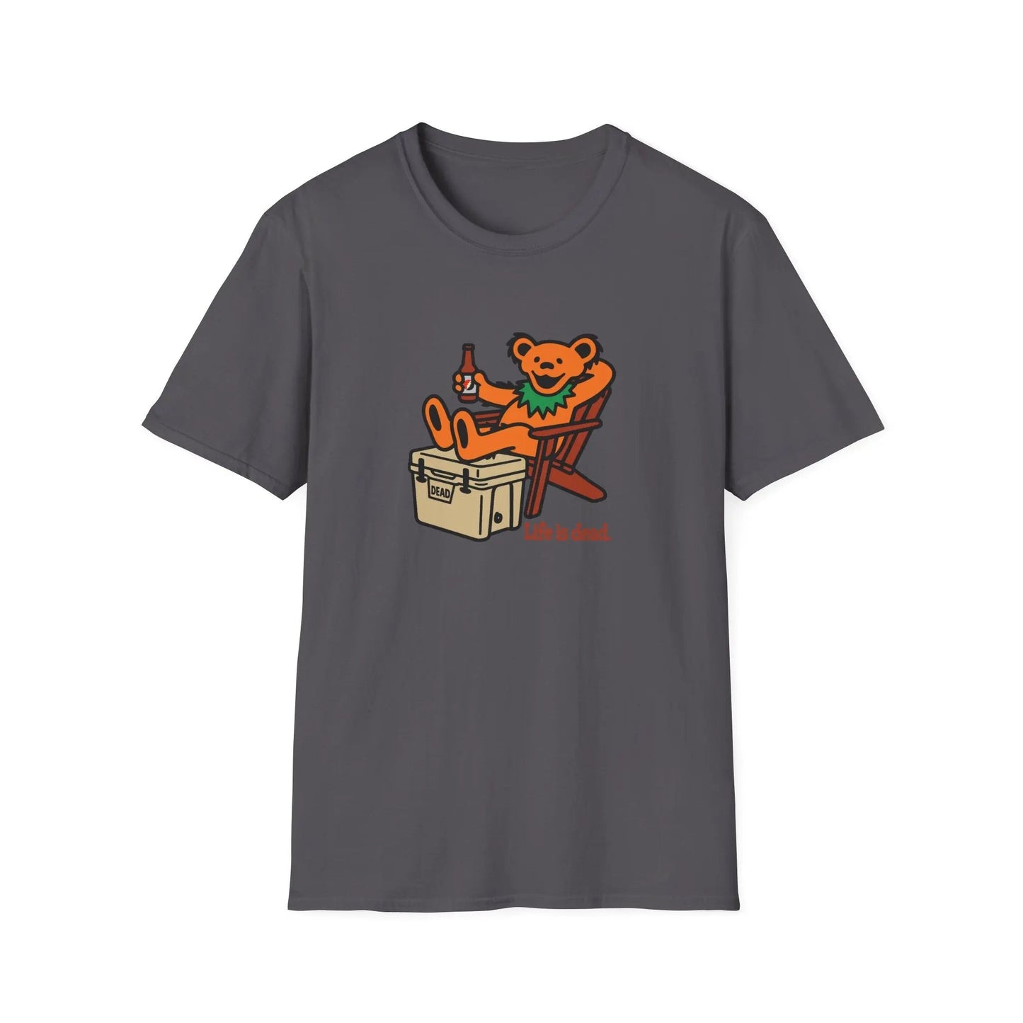 Chillin' Bear - Life is Dead T-Shirt