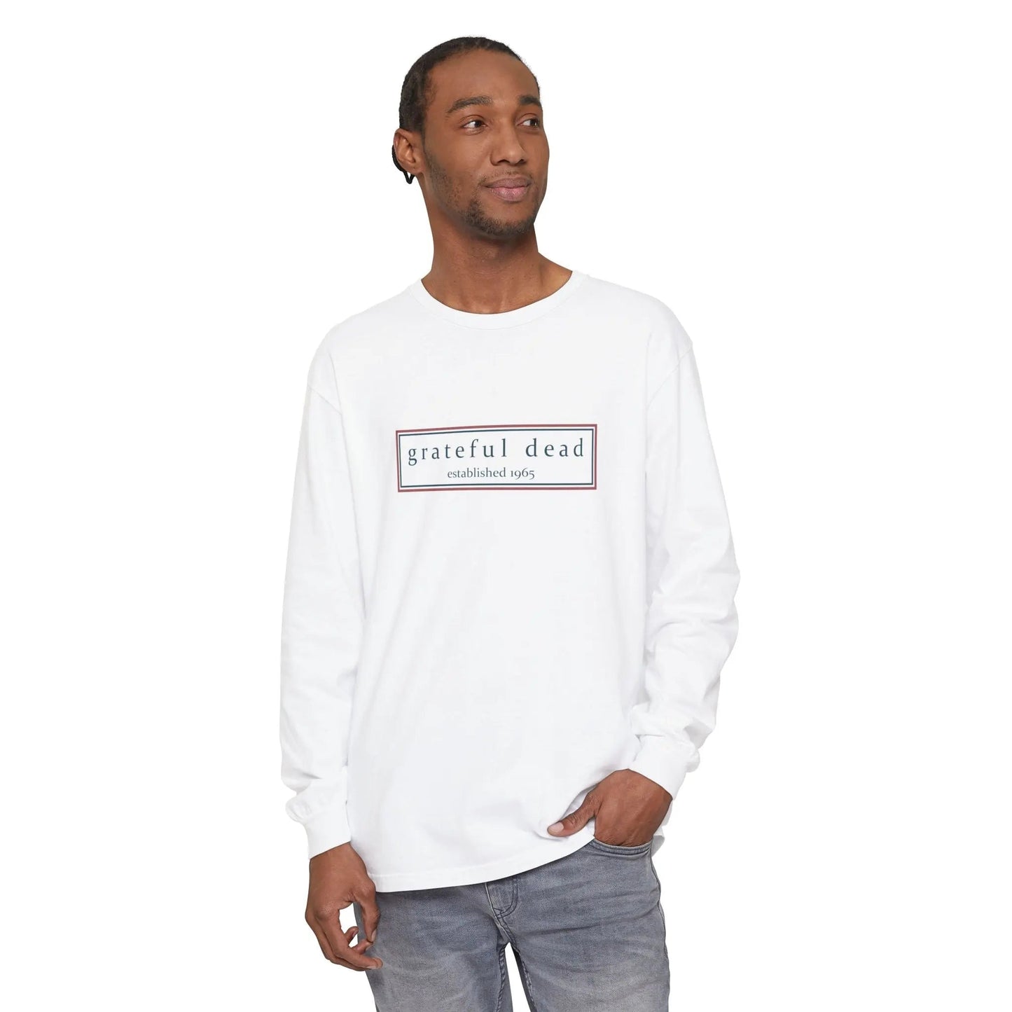 The Wolf Vineyard Collection Garment-Dyed Two-Sided Long Sleeve