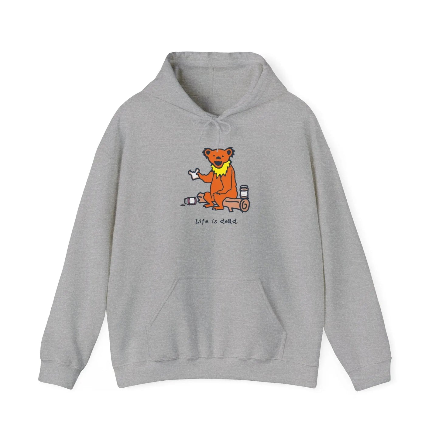 Life is DeadSnackin' Bear Hoodie