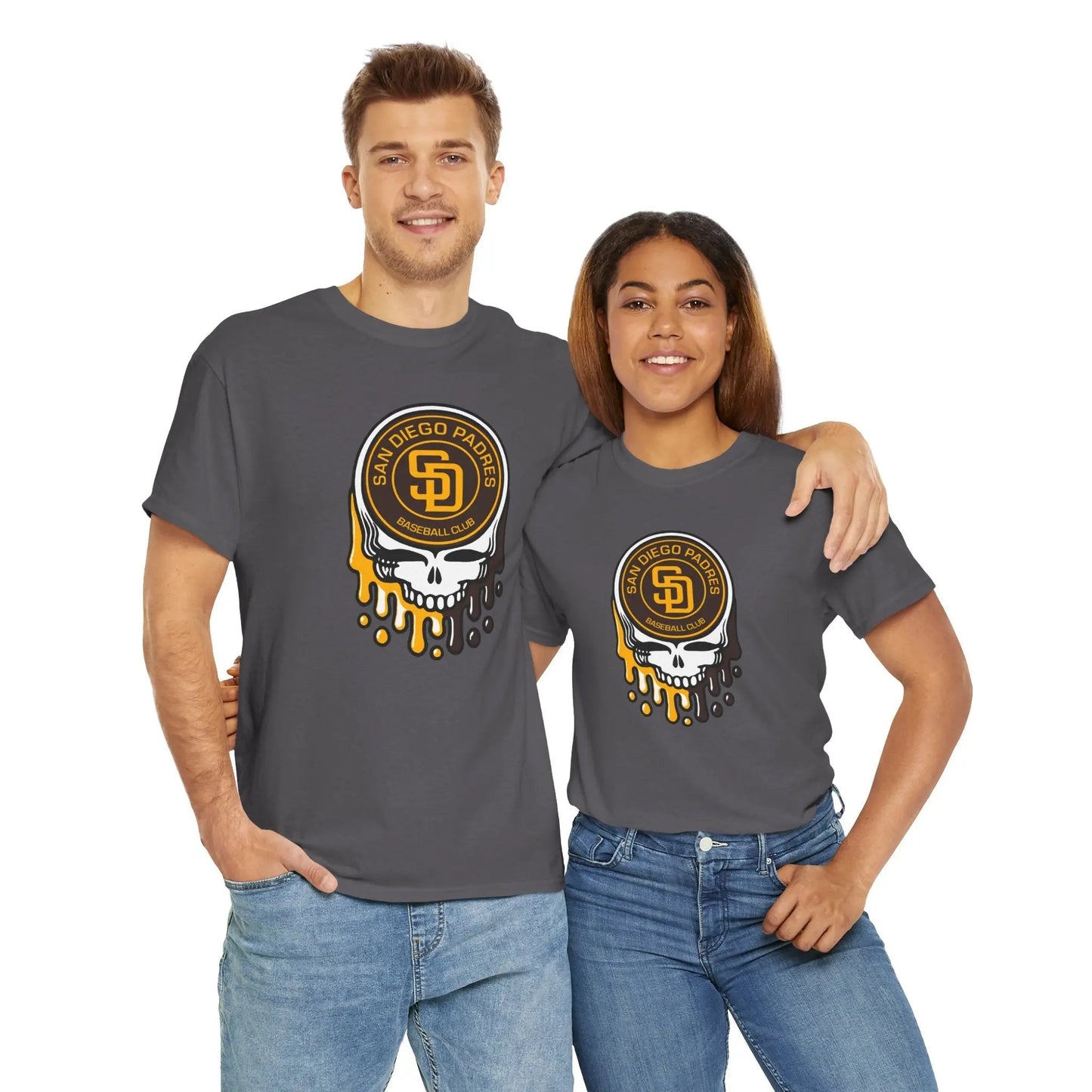 San Diego Padres Logo Dripping Stealie T-Shirt