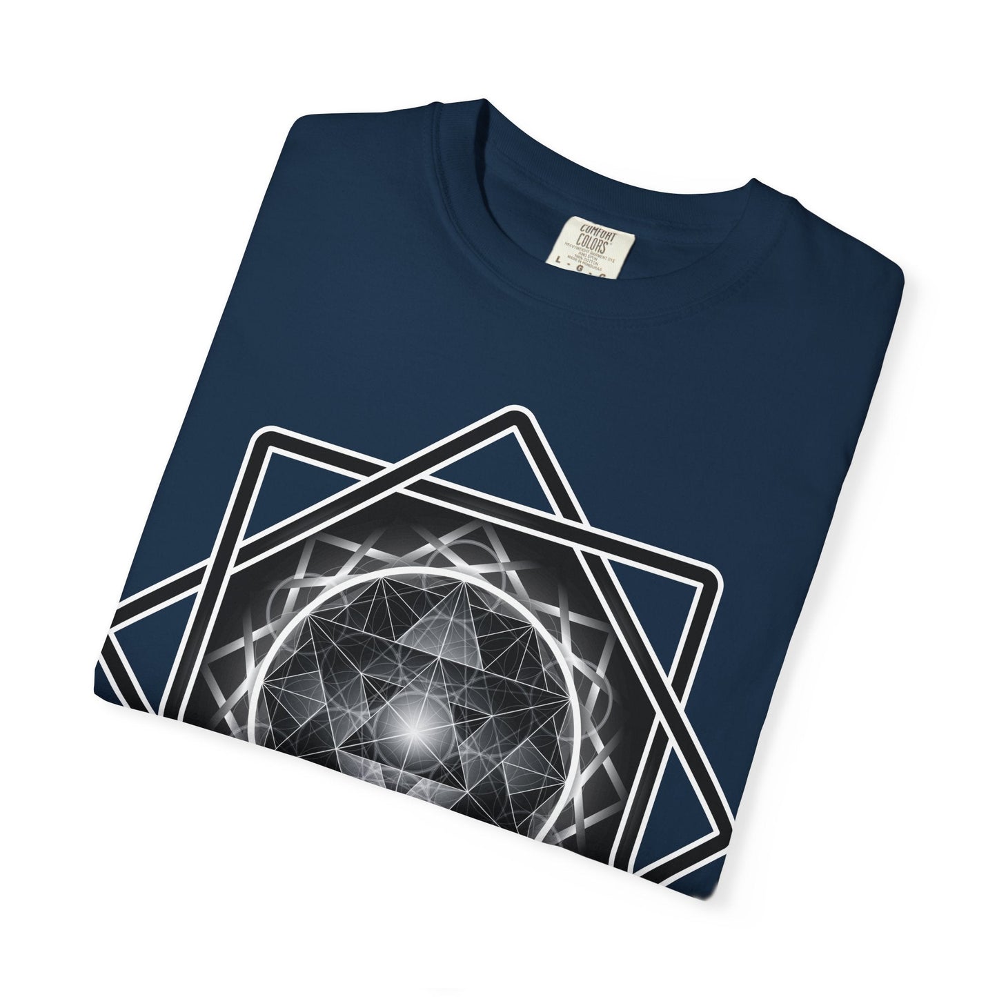 Merkaba Energy Tee – Geometric Art Unisex T-Shirt | Sacred Symbol Shirt | Boho Festival Fashion | Gift for Art Lovers