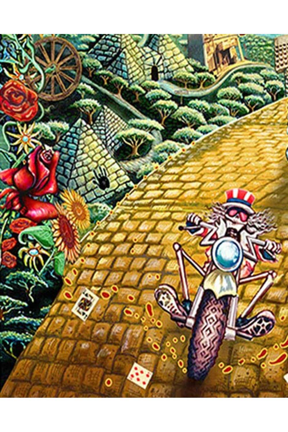 Heady Art Print Tapestry Grateful Dead Golden Road: 30x45 inches