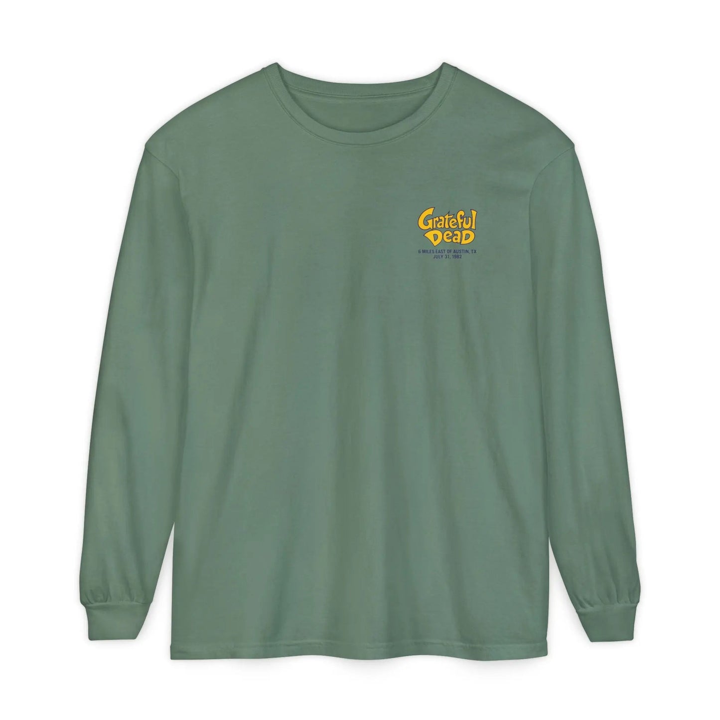 Austin, TX Concert Garment-Dyed Long Sleeve T-Shirt