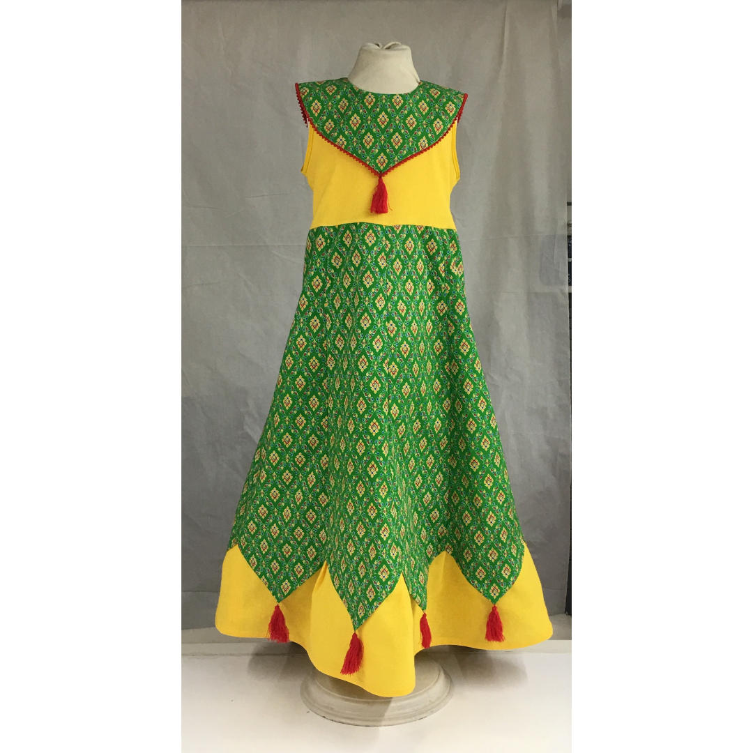 Karen Thai Artisan Embroidered Boho Dress  | Limited Edition