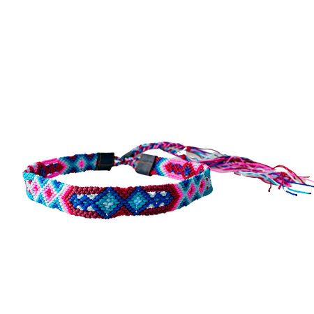 Woven Friendship Adjustable Hat Band Macrame - Mexico