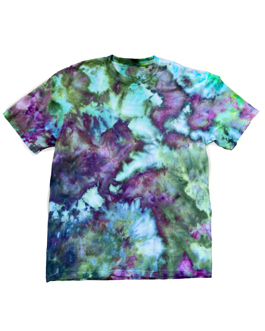 Ice-Dyed T-Shirt – Psychedelic Garden