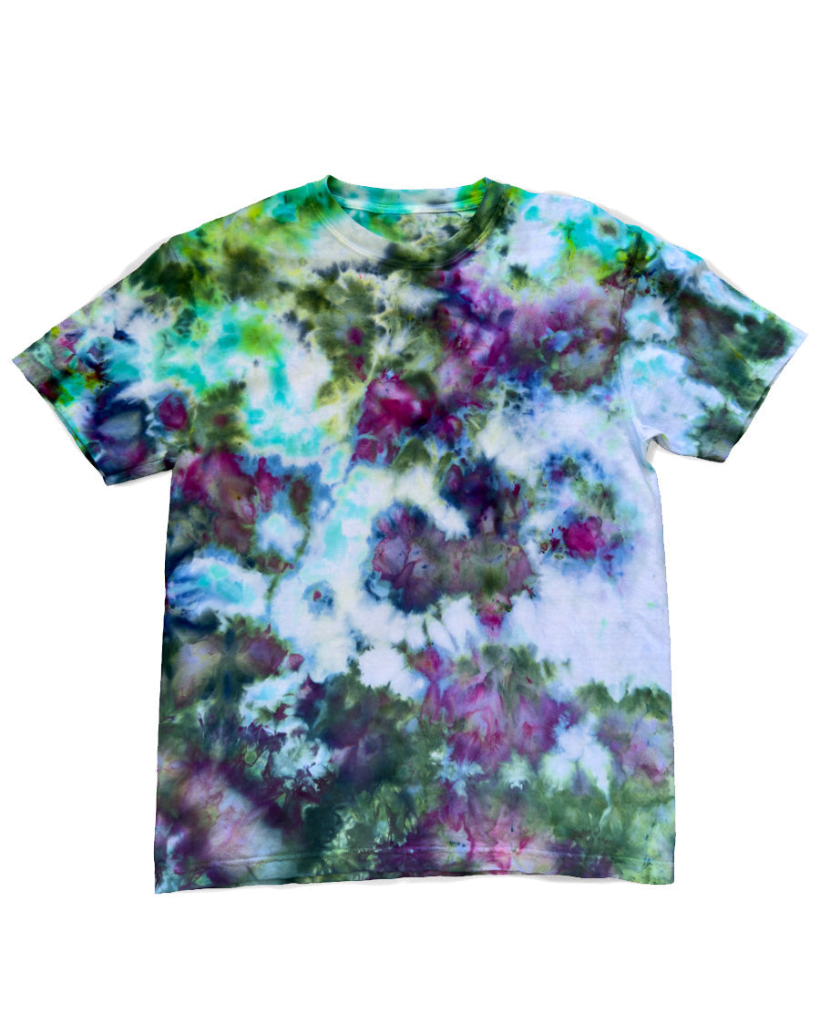 Ice-Dyed T-Shirt – Psychedelic Garden