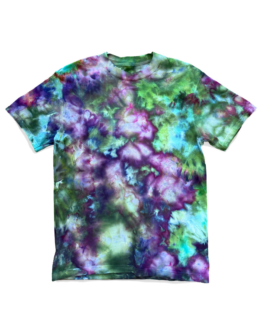 Ice-Dyed T-Shirt – Psychedelic Garden