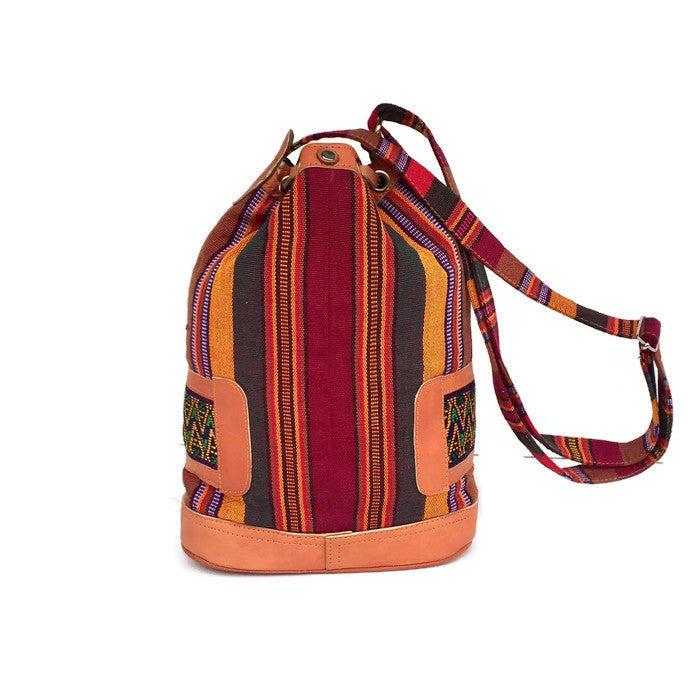 Anita Crossbody Adjustable Strap Boho Upcycled Purse - Guatemala