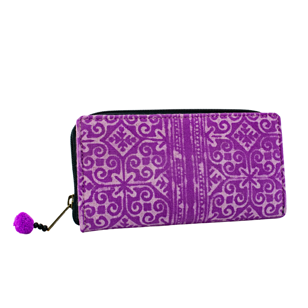 Handmade Oasis Batik Wallet  - Thailand