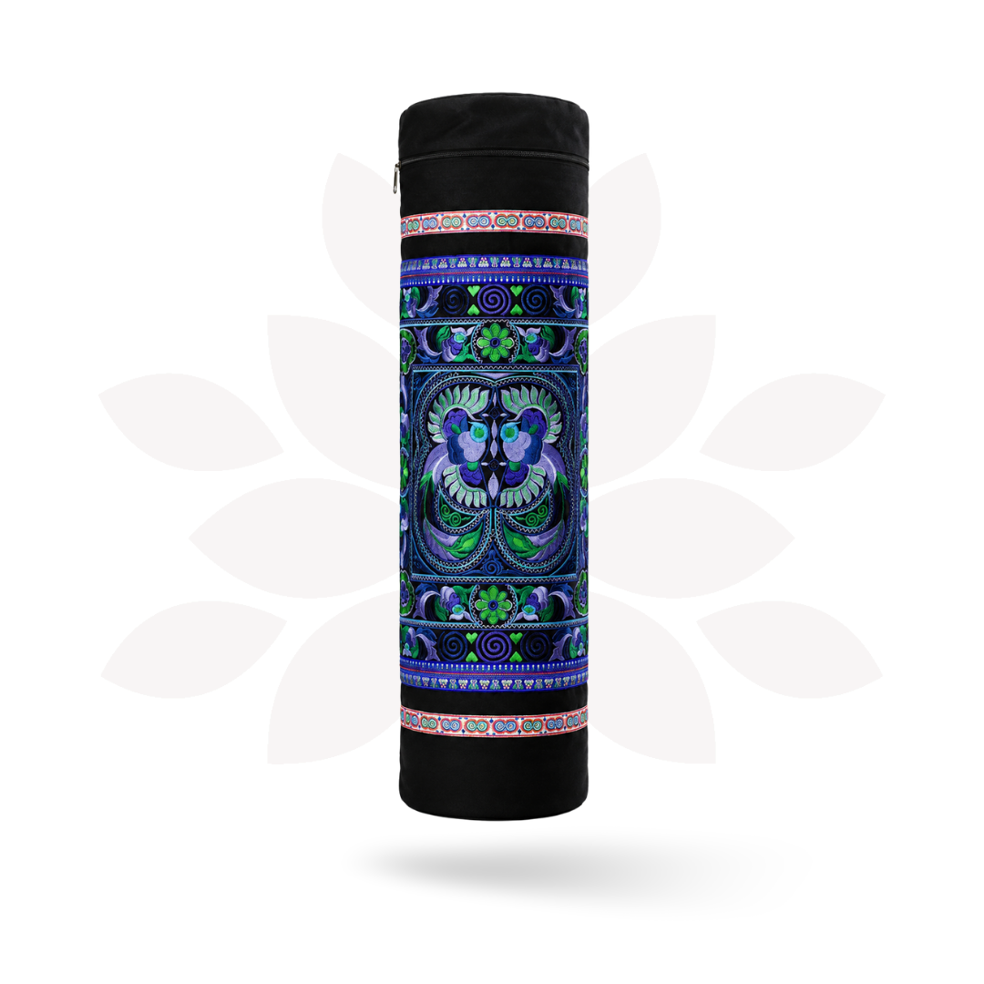 Happy Birds Embroidered Hmong Yoga Bag - Thailand