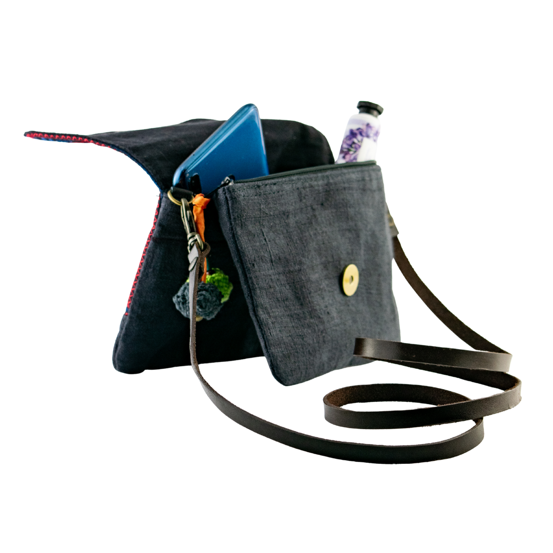 Fernanda Embroidered Convertible Crossbody | Clutch Bag - Thailand