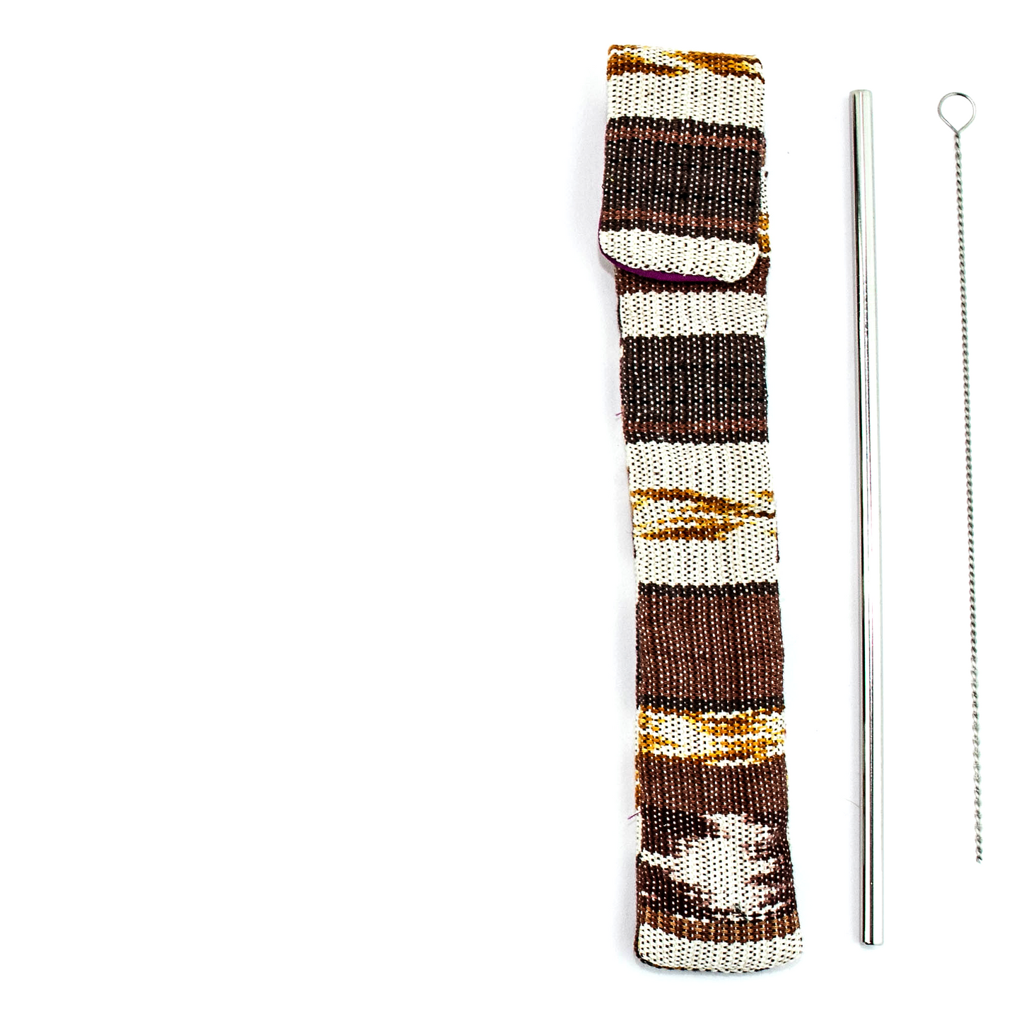 Reusable Sustainable Straw Kit with Straw and Cleaner - Guatemala