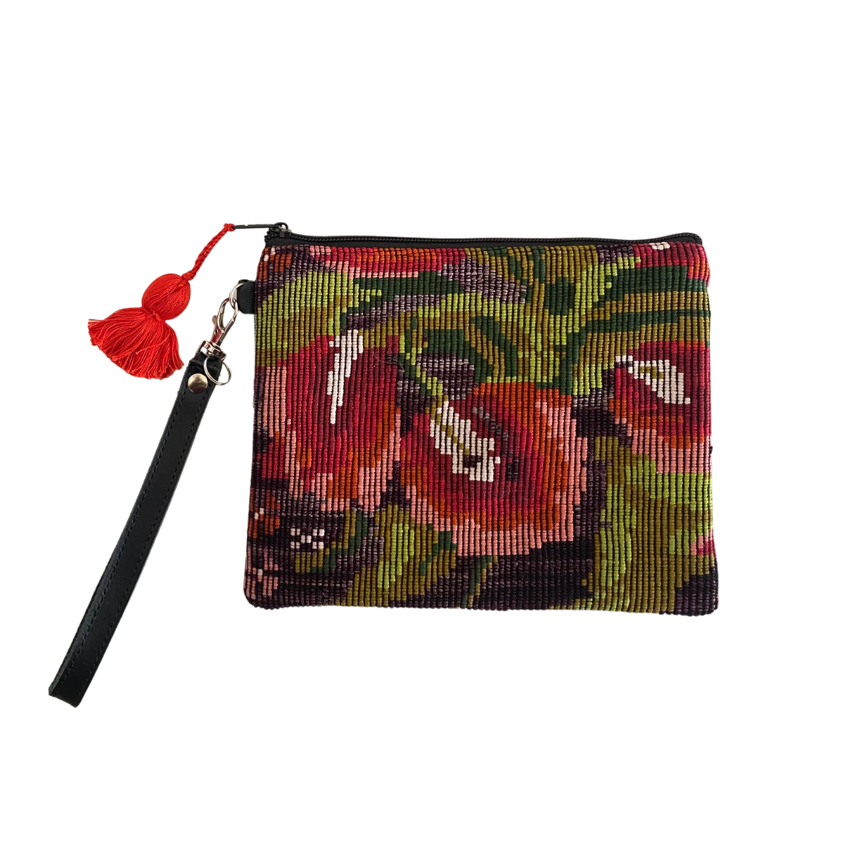 Gitana Huipil Upcycled Wristlet - Guatemala