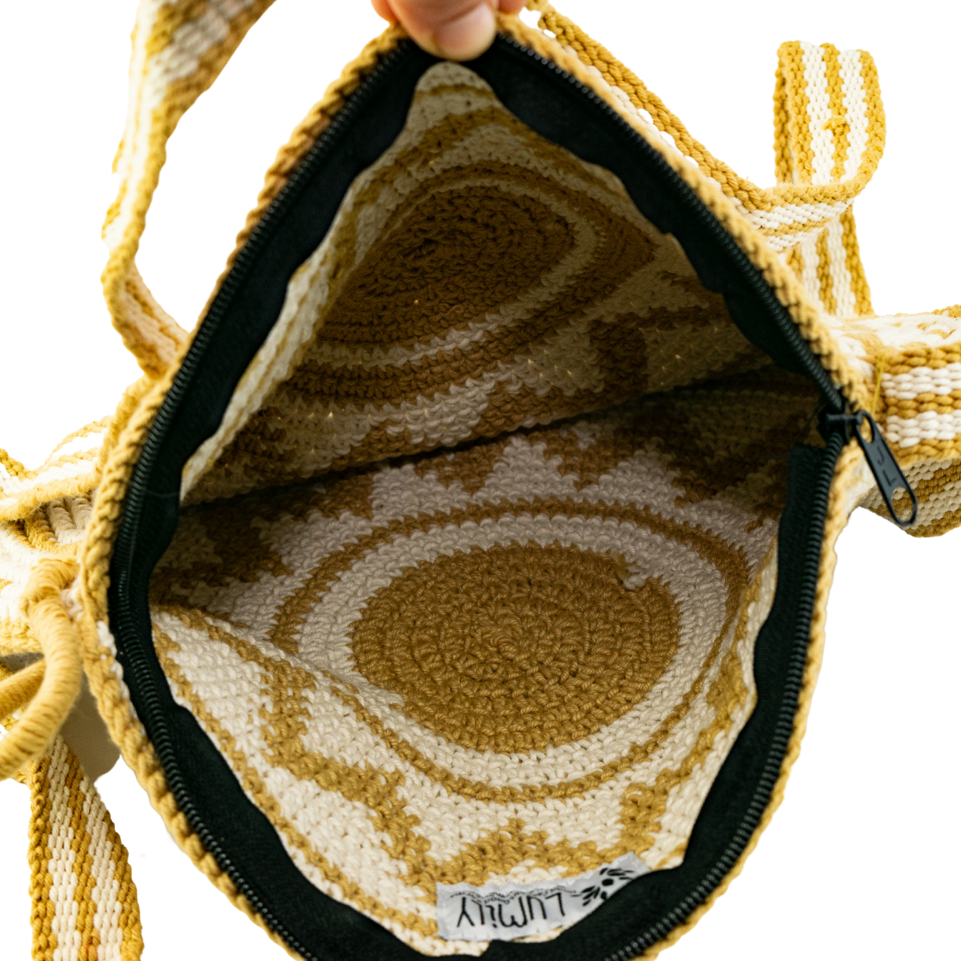 Nadia Crochet Round Crossover Purse - Guatemala