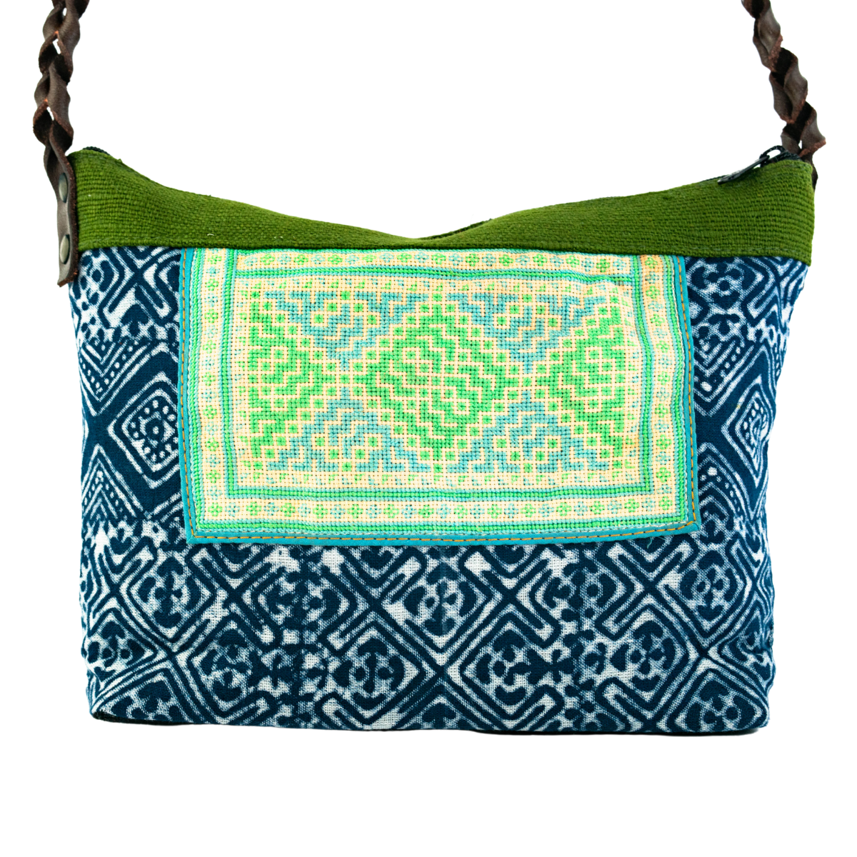 Hillside Batik Crossbody Purse - Thailand