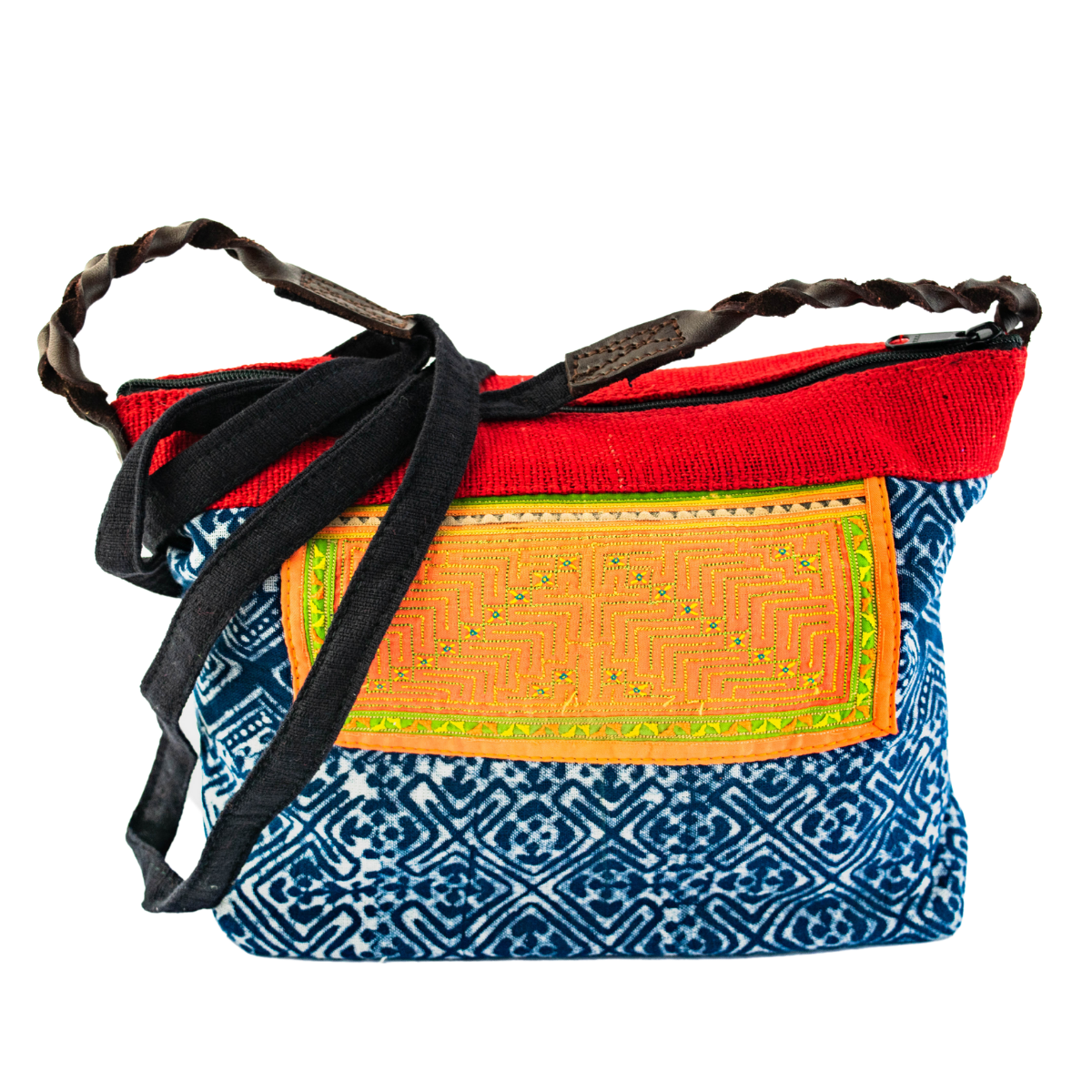 Hillside Batik Crossbody Purse - Thailand
