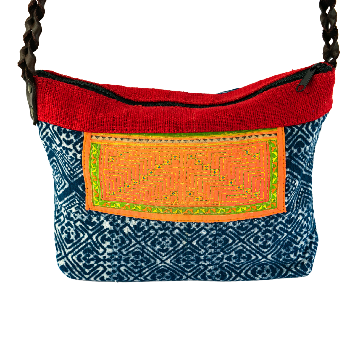 Hillside Batik Crossbody Purse - Thailand