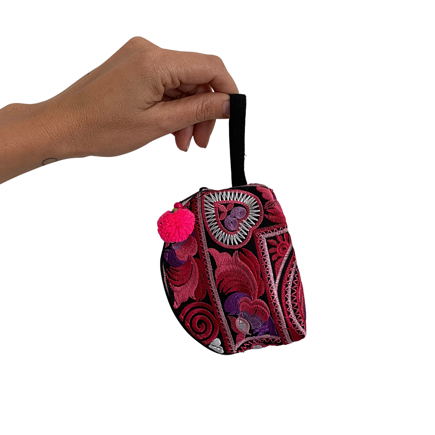Luna Embroidered Coin Purse (Assorted) - Thailand
