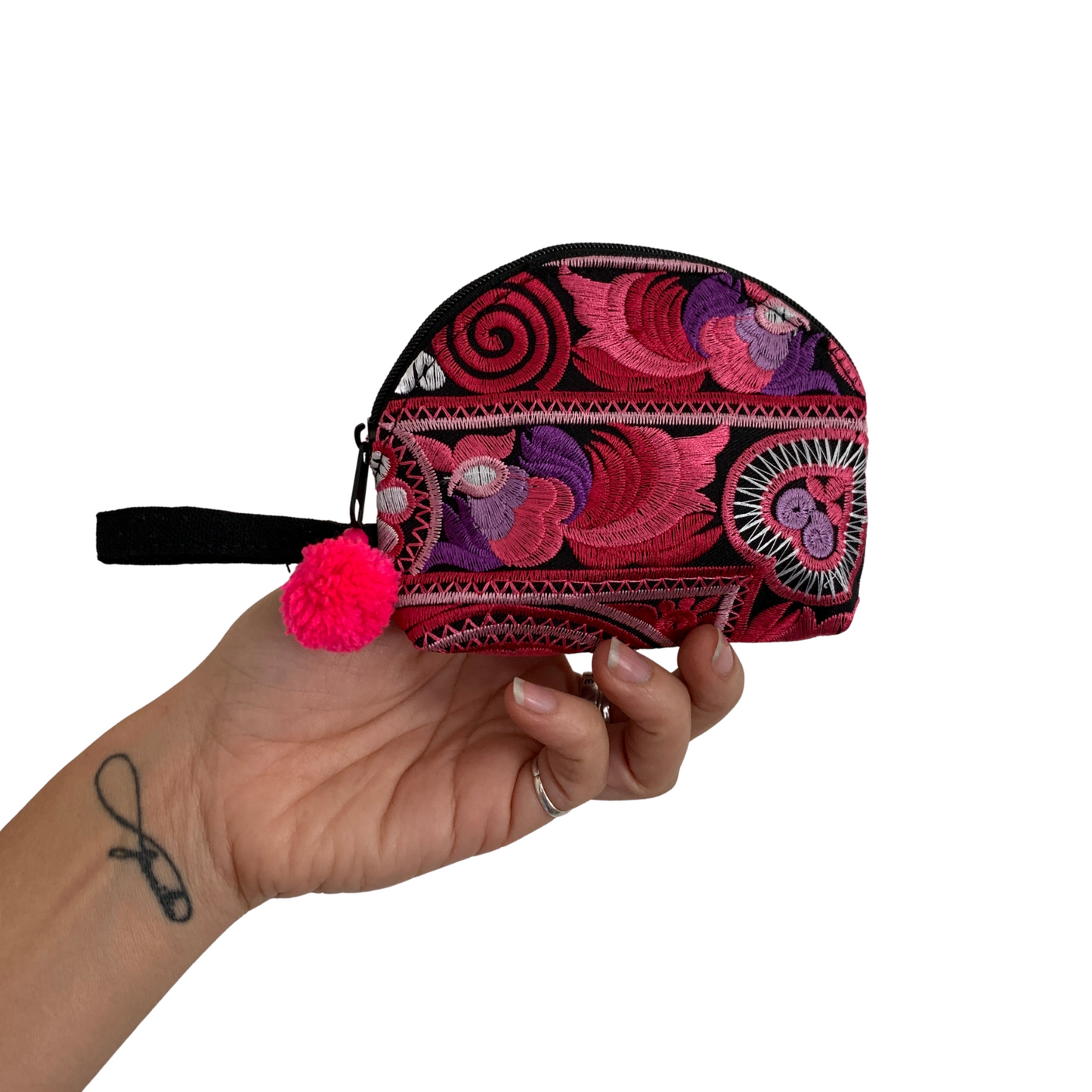 Luna Embroidered Coin Purse (Assorted) - Thailand