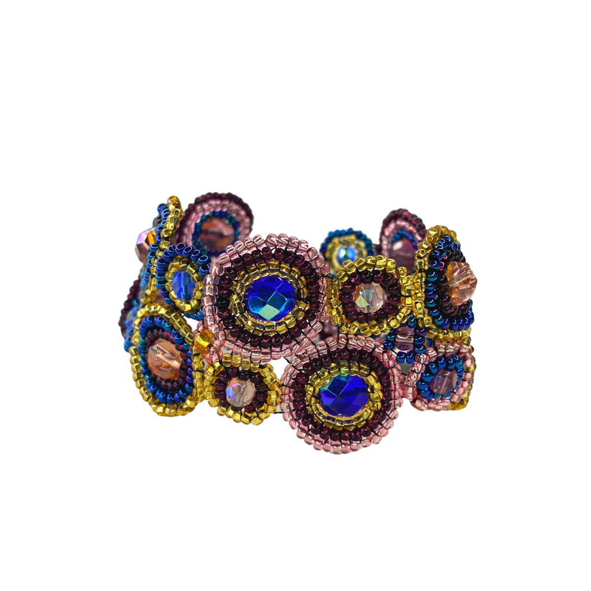Bola Seed Bead Magnetic Closure Bracelet - Guatemala