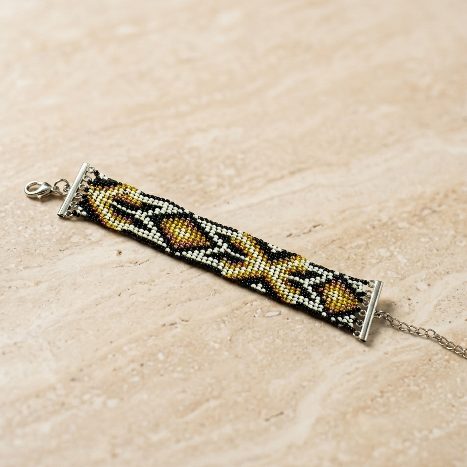 Bella Seed Bead Adjustable Closure Bracelet - Guatemala