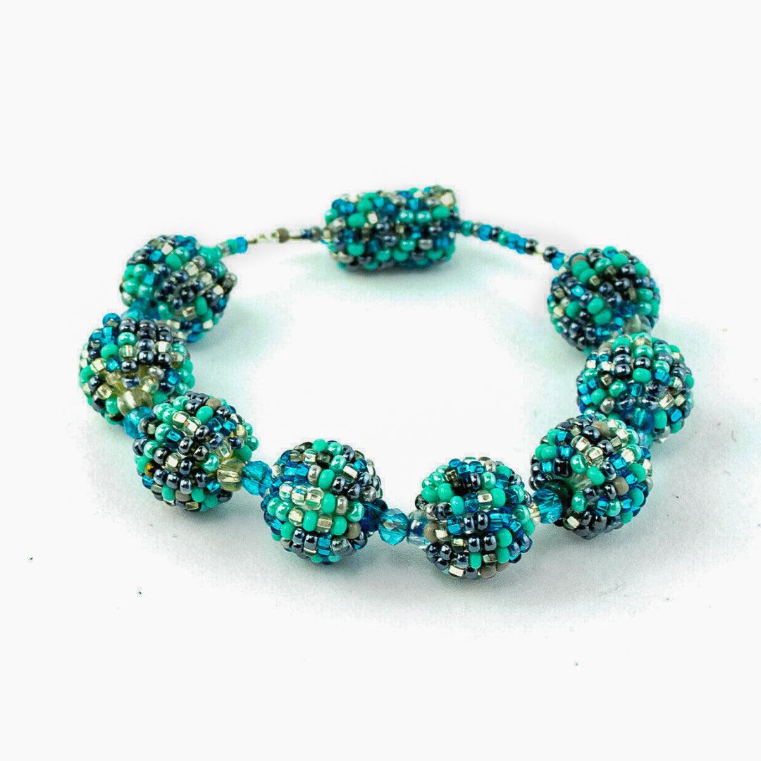 Magnetic Seed Bead Bracelet Boho Beaded Bracelet Fair Trade - Guatemala