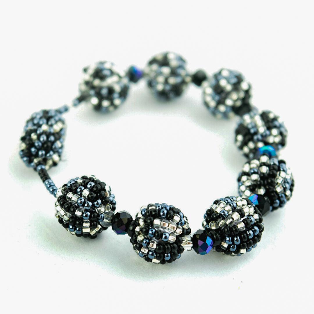 Magnetic Seed Bead Bracelet Boho Beaded Bracelet Fair Trade - Guatemala