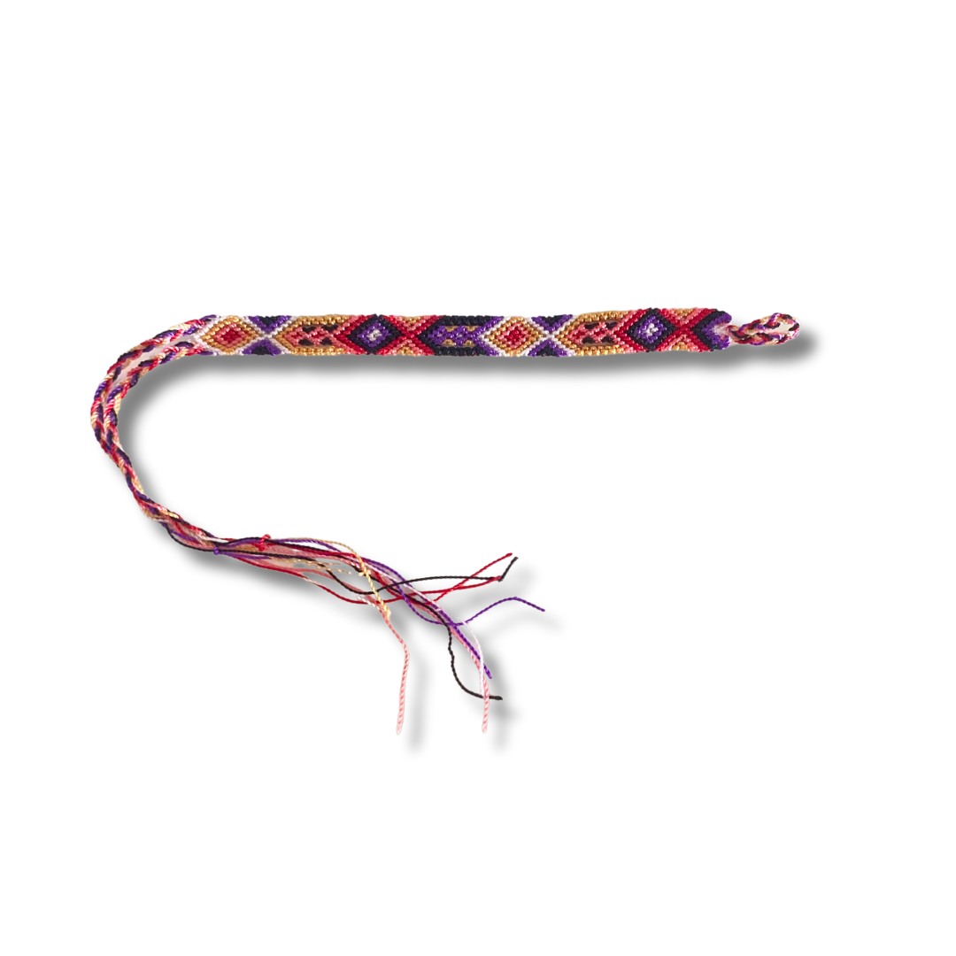 Friendship Woven String Bracelet Small Macrame - Choose Color - Mexico