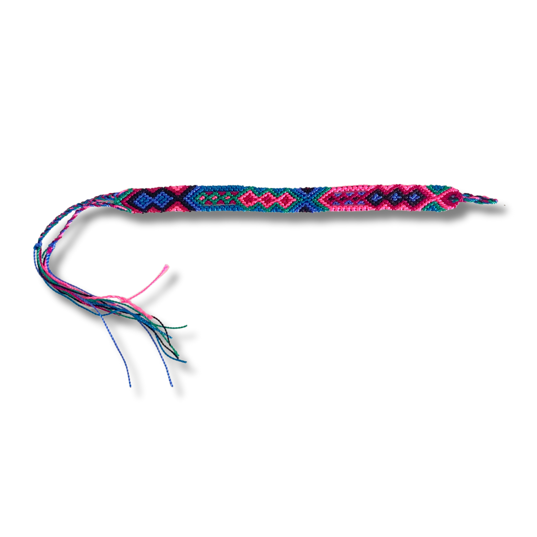 Friendship Woven String Bracelet Small Macrame - Choose Color - Mexico