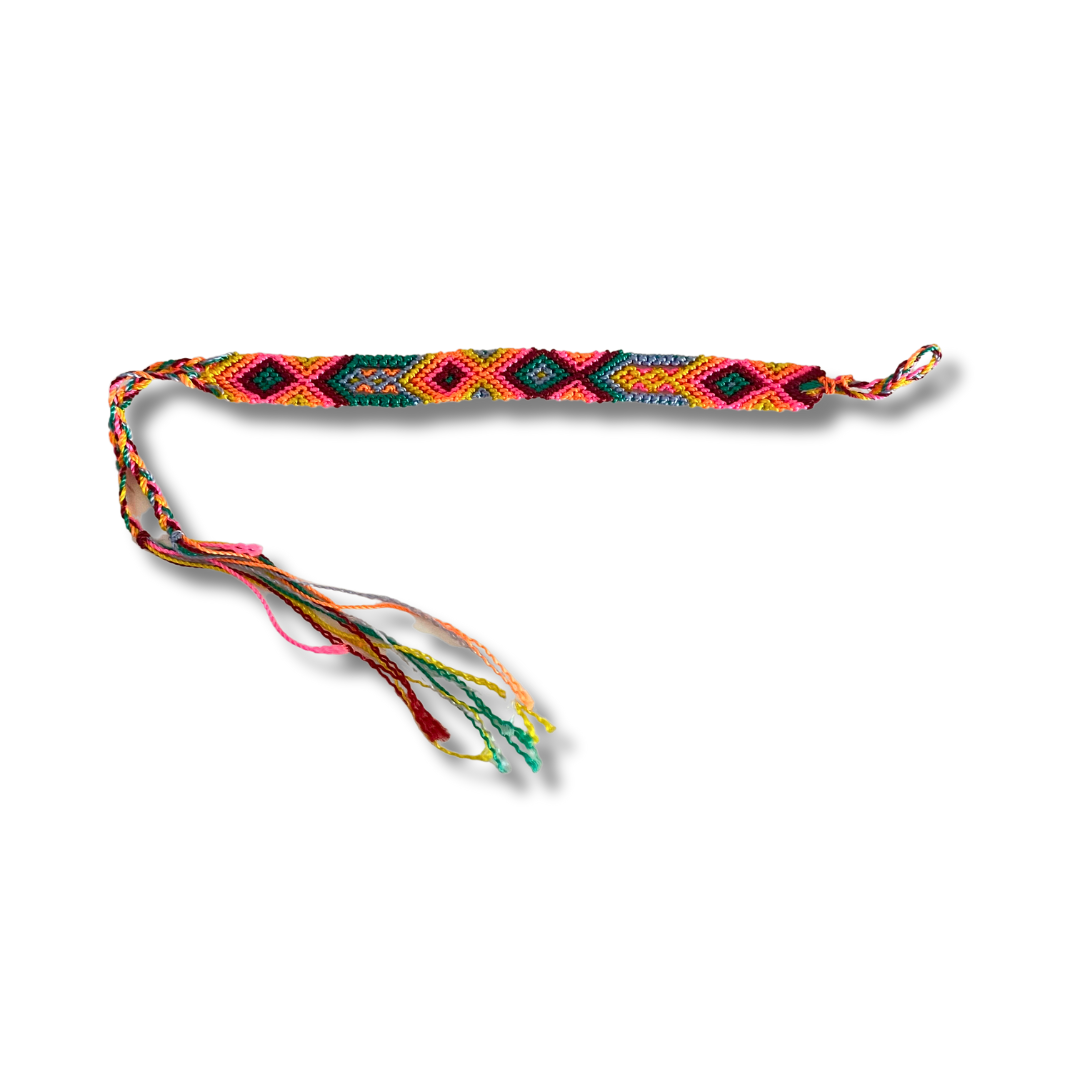Friendship Woven String Bracelet Small Macrame - Choose Color - Mexico